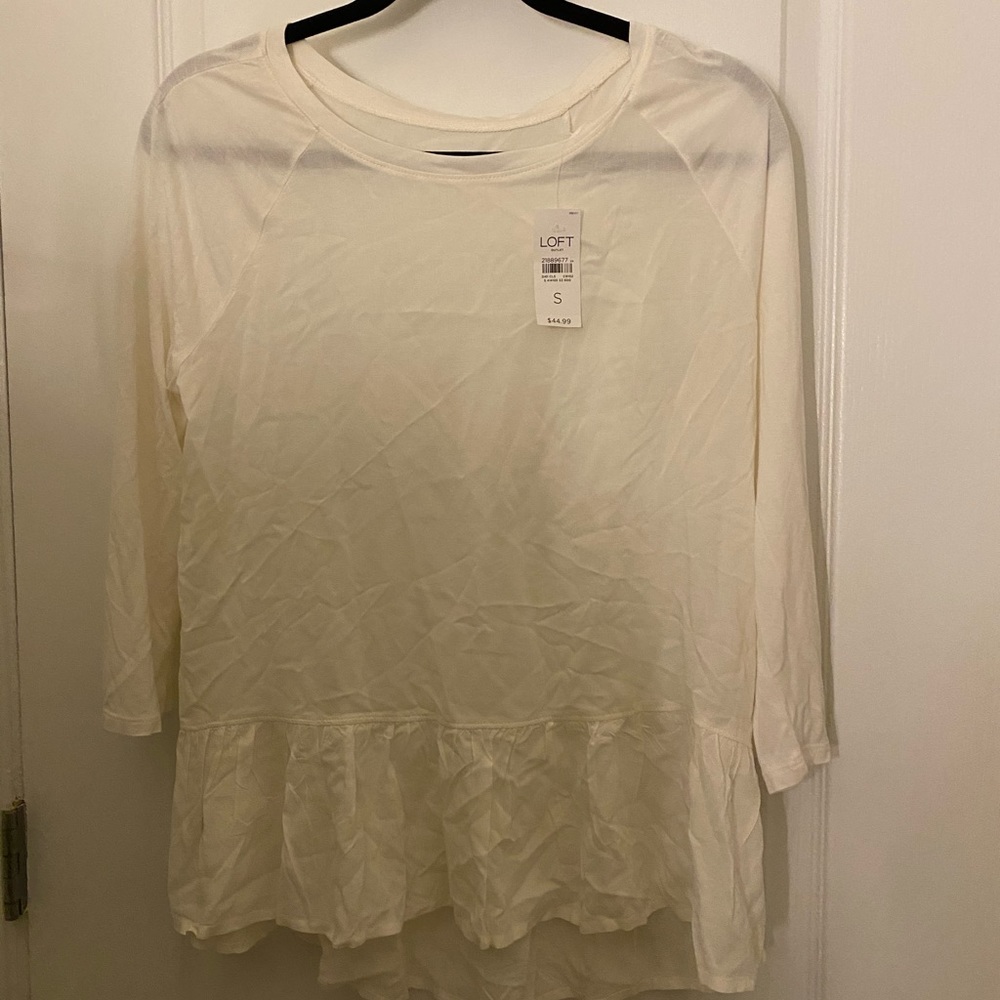 Loft Peplum Blouse